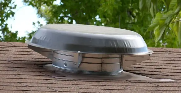attic fan installation services with low-profile roof ventilation unit in Wilmington, NC