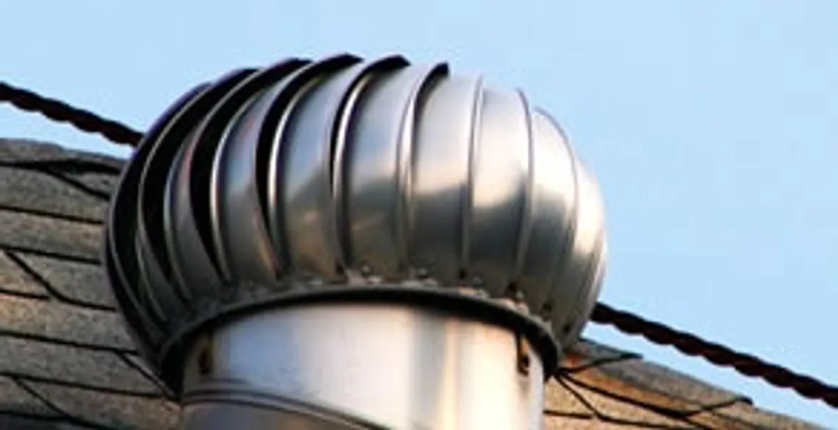attic fan installation services with professionally installed roof ventilation unit in Wilmington, NC