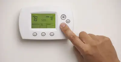 Digital thermostat installation with precise temperature programming in Wilmington, NC