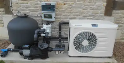 electric heater installation services with connected outdoor heating system equipment in Wilmington, NC
