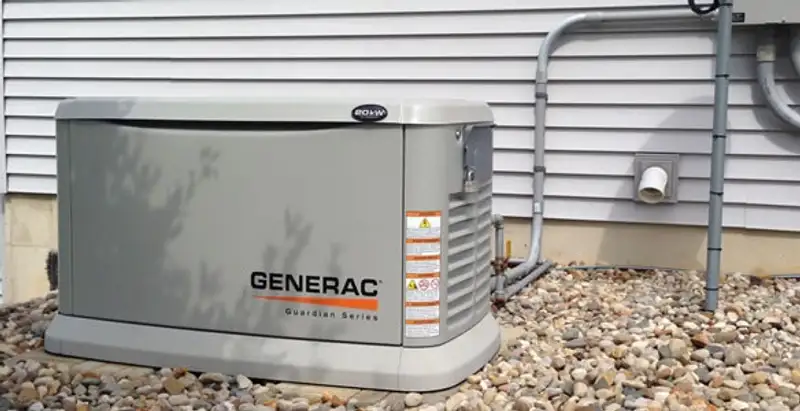 generator installation service featuring outdoor standby generator setup by licensed electricians in Wilmington, NC