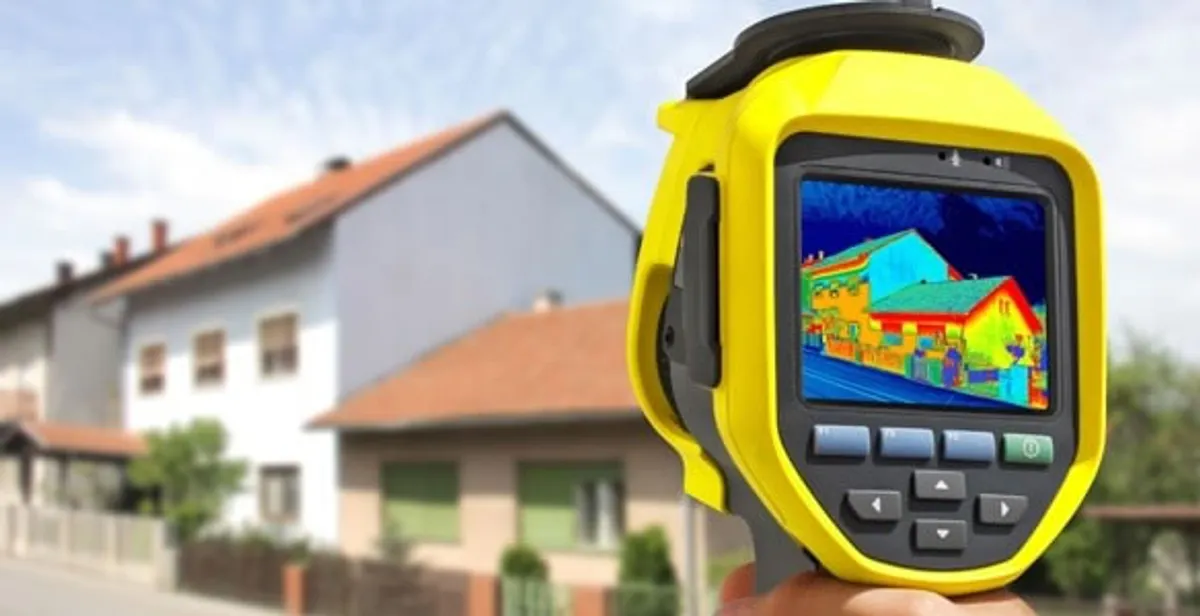 home energy audit service performing exterior thermal inspection to identify energy loss in Wilmington, NC