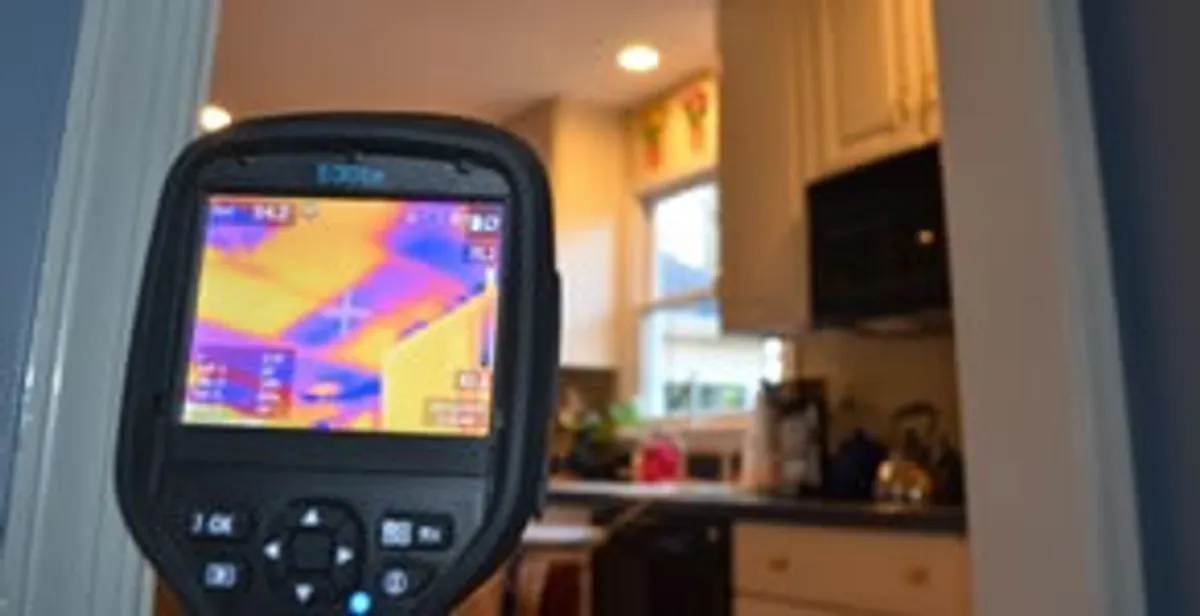 home energy audit service using thermal imaging to evaluate electrical efficiency inside a home in Wilmington, NC
