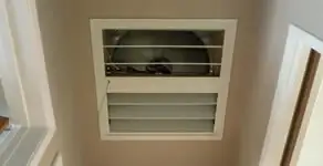 whole house fan installation services with ceiling-mounted ventilation system in Wilmington, NC